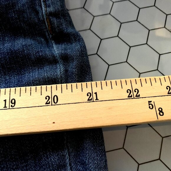 Kut from the Kloth Jeans Womens 16 S Mid Rise Dark Wash Straight Leg Denim 36x29 - Picture 5 of 9